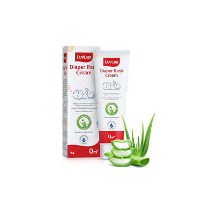 LuvLap Baby Care LuvLap Baby Diaper Rash Cream, 75g Natural Cream with goodness of Aloe Vera