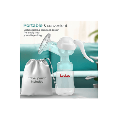 LuvLap Other Gears LuvLap Manual Breast Pump, 3 Level Suction Adjustment