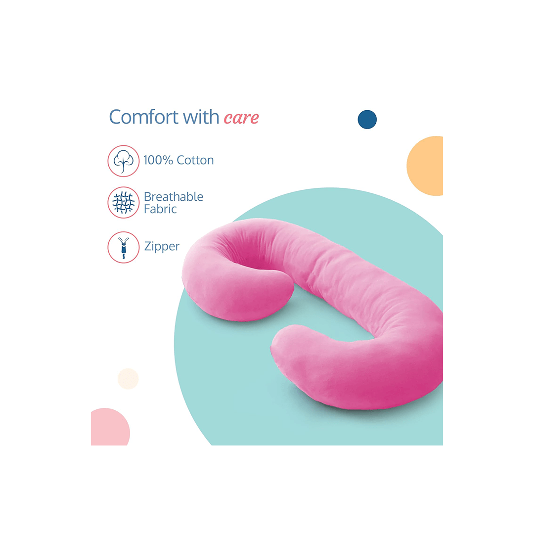 LuvLap Maternity Products LuvLap Maternity Pillow for Pregnant Women, C-Shaped Pillow