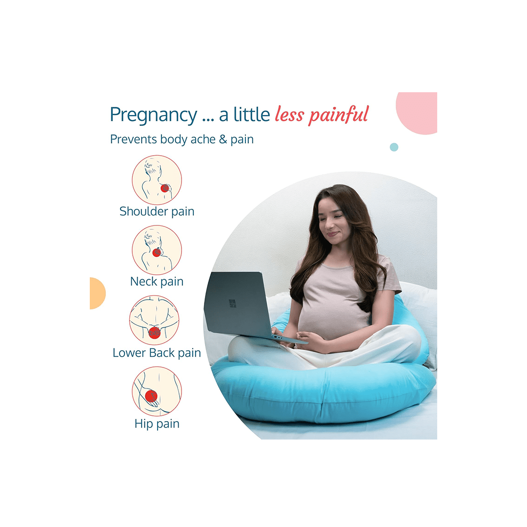 LuvLap Maternity Products LuvLap Maternity Pillow for Pregnant Women, C-Shaped Pillow