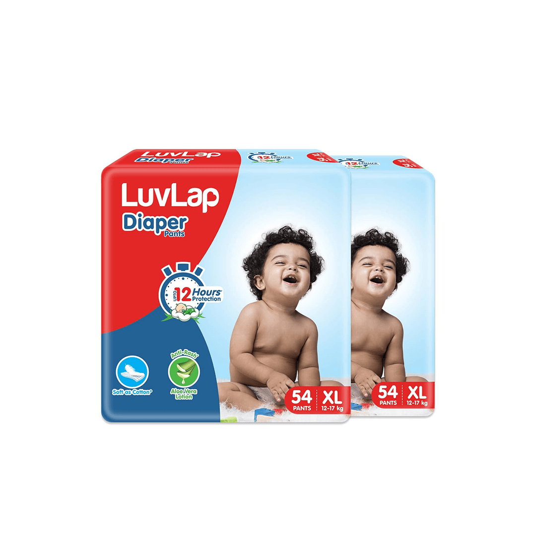LuvLap Baby Care XL / 28 LuvLap Pant Style Baby Diapers with Aloe Vera Lotion