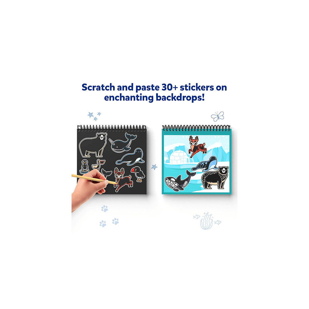 Skillmatics Toys Skillmatics Travel Friendly Magical Scratch Art Book: Amazing Animals (ages 3-8)