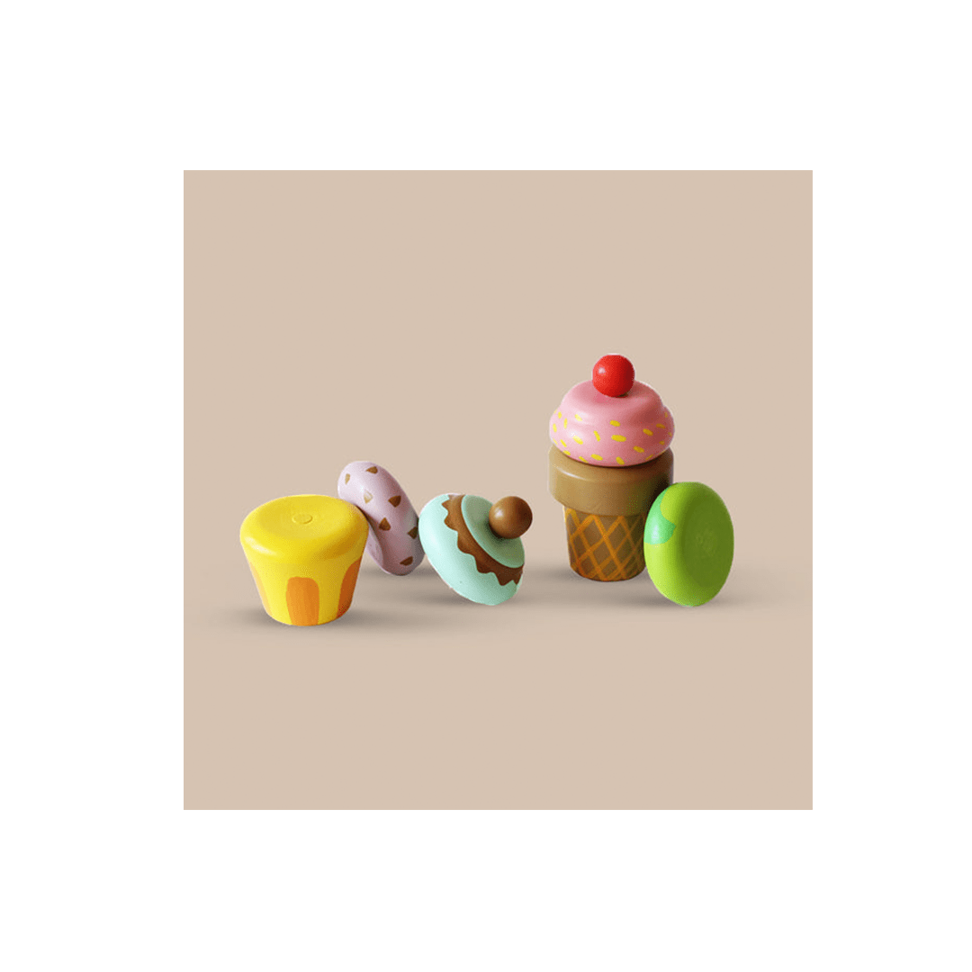 Shumee Toys Shumee Wooden Magnetic Ice cream Toy Set (3 Years+)