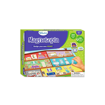 Skillmatics Toys Skillmatics Creative Toy Magnetopia - Design Your Home, Interactive Pretend Play Set for Kids (3 Years+)