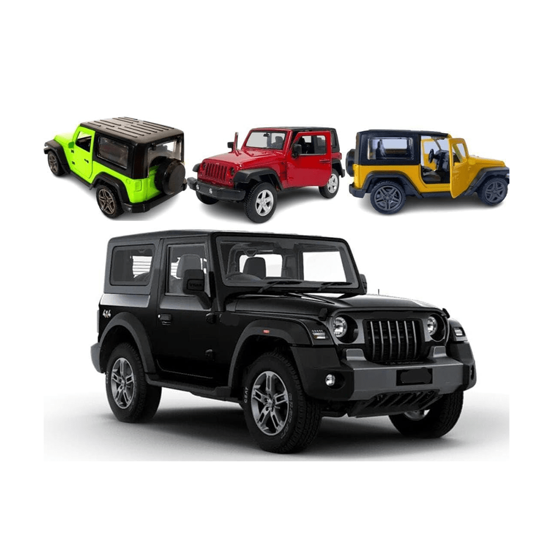 Baan Toys Toys Baan Toys Mahindra Mini Jeep Die Cast Metal Toy for Kids (3 Years+)