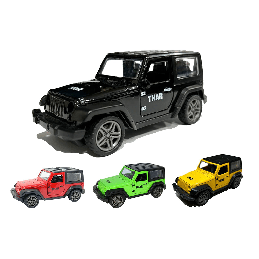 Baan Toys Toys Baan Toys Mahindra Mini Jeep Die Cast Metal Toy for Kids (3 Years+)