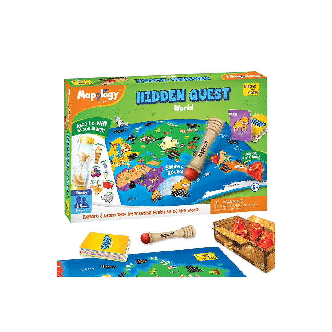 Imagimake Toys Imagimake Mapology Hidden Quest World (5-7 Years)