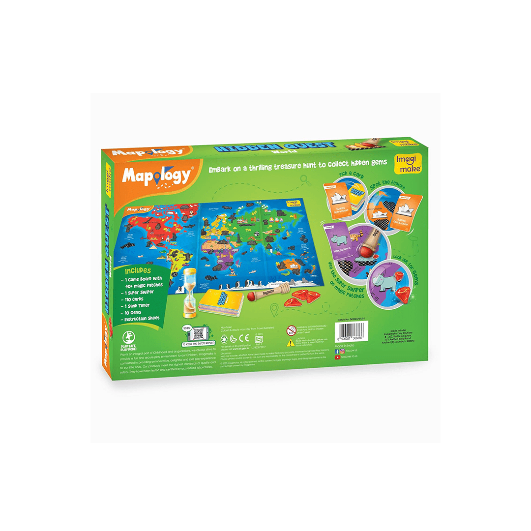 Imagimake Toys Imagimake Mapology Hidden Quest World (5-7 Years)