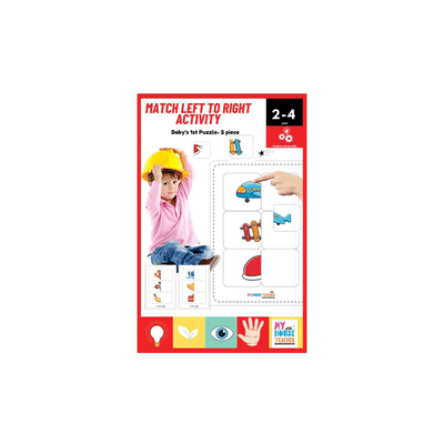 My House Teacher Toys My House Teacher Matching Left To Right 2 Piece Puzzle Activity Busy Bag