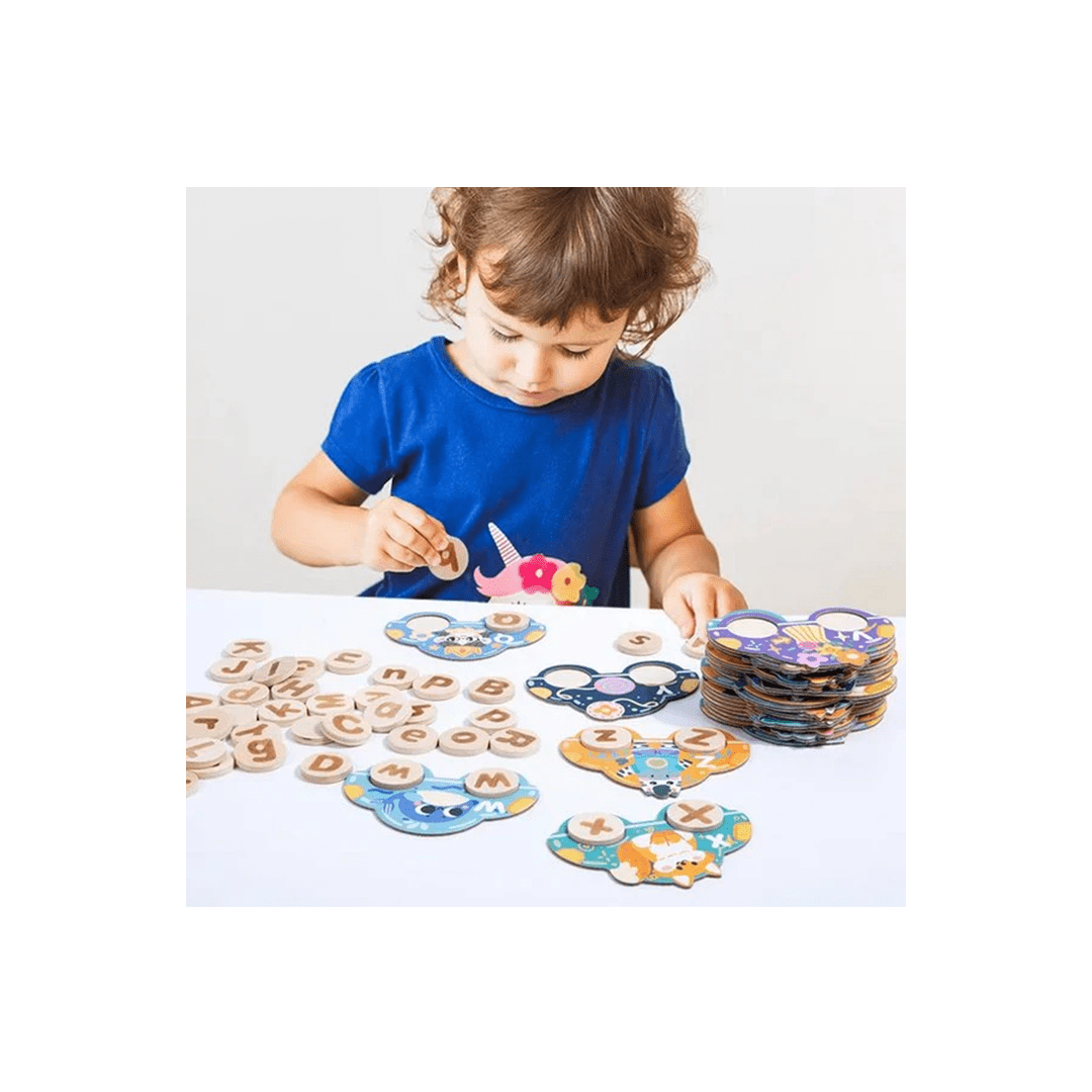 Extrokids Toys Extrokids Wooden Matching Letter Game (3 Years+)