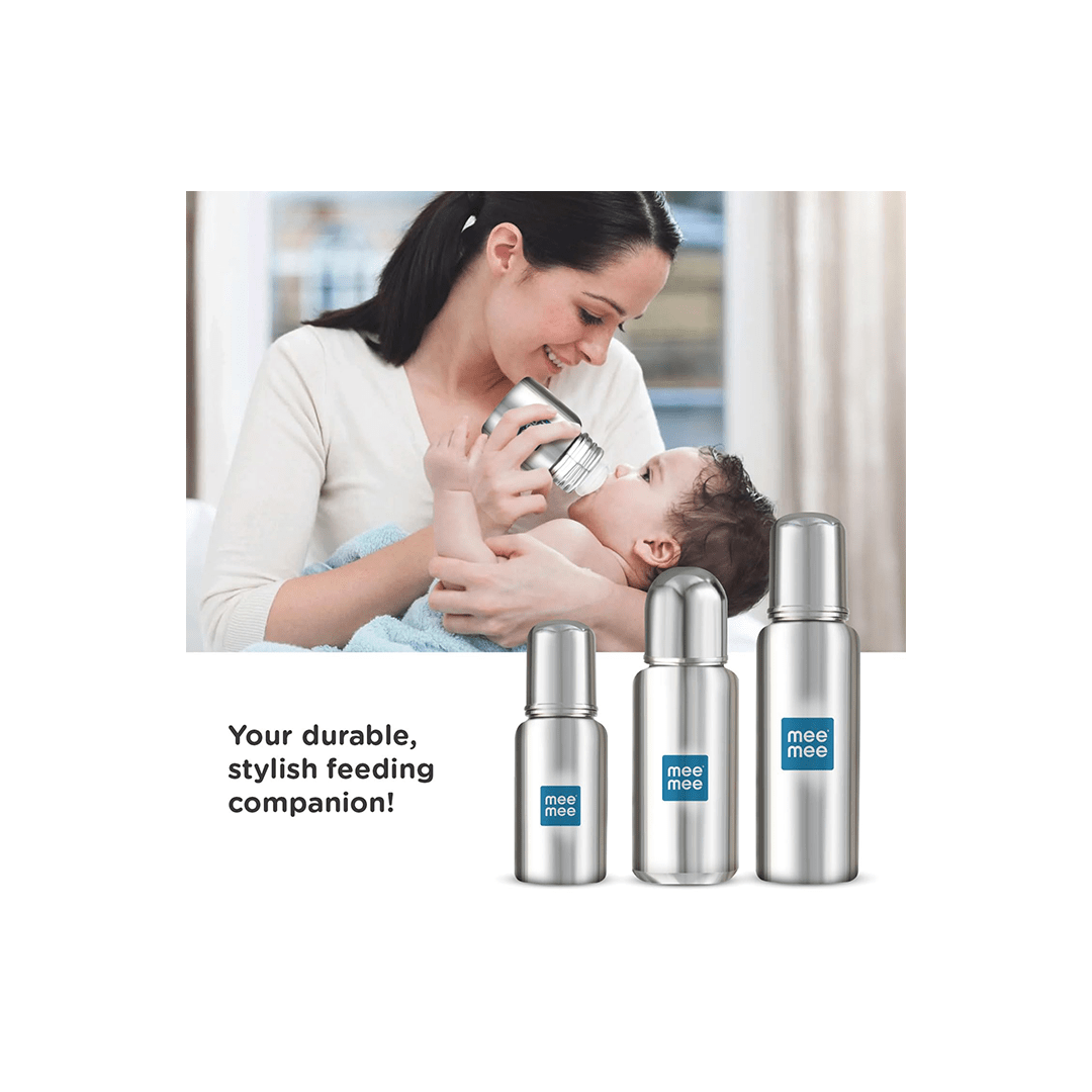 Mee Mee Mee Mee Baby Steel Feeding Bottle For Kids