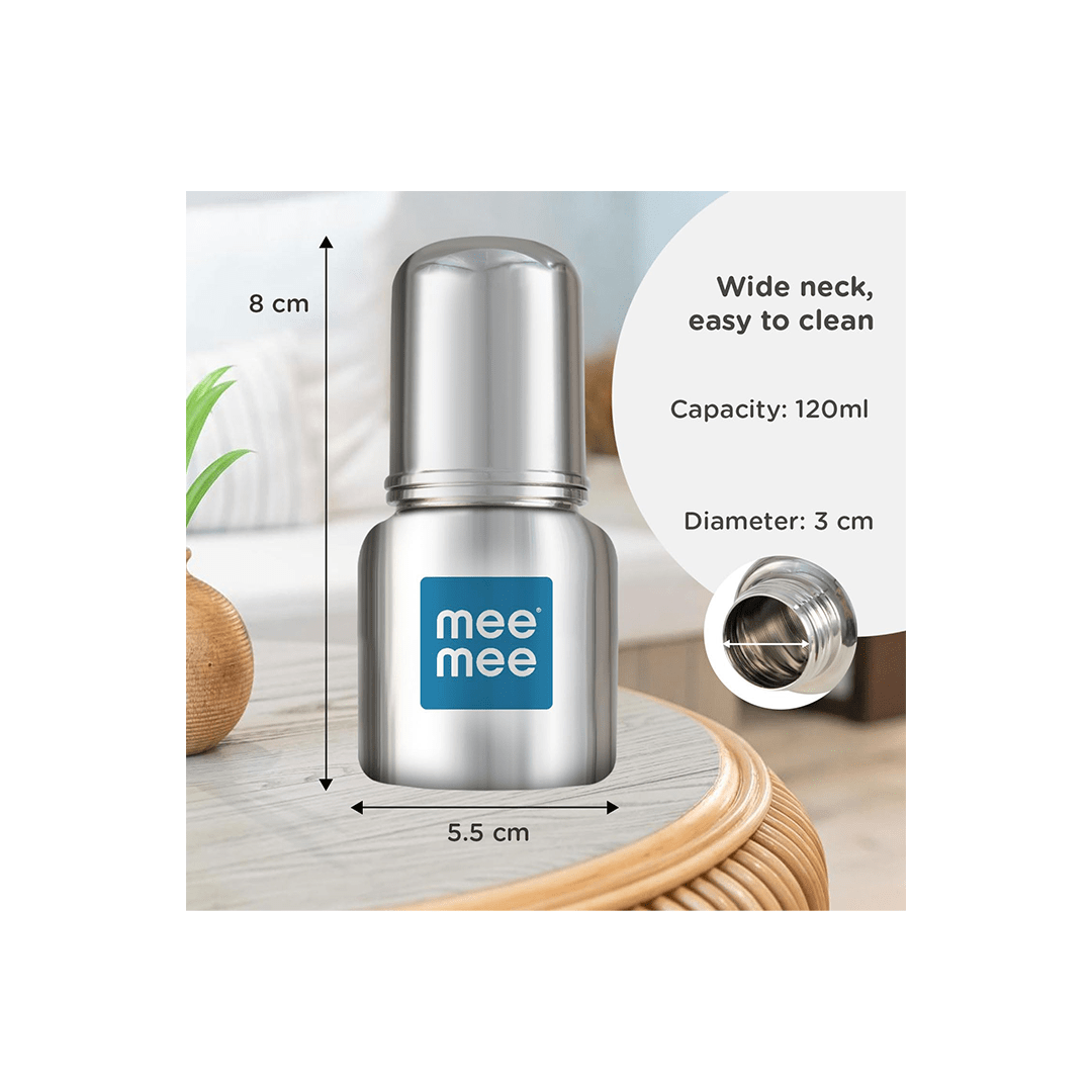 Mee Mee Mee Mee Baby Steel Feeding Bottle For Kids