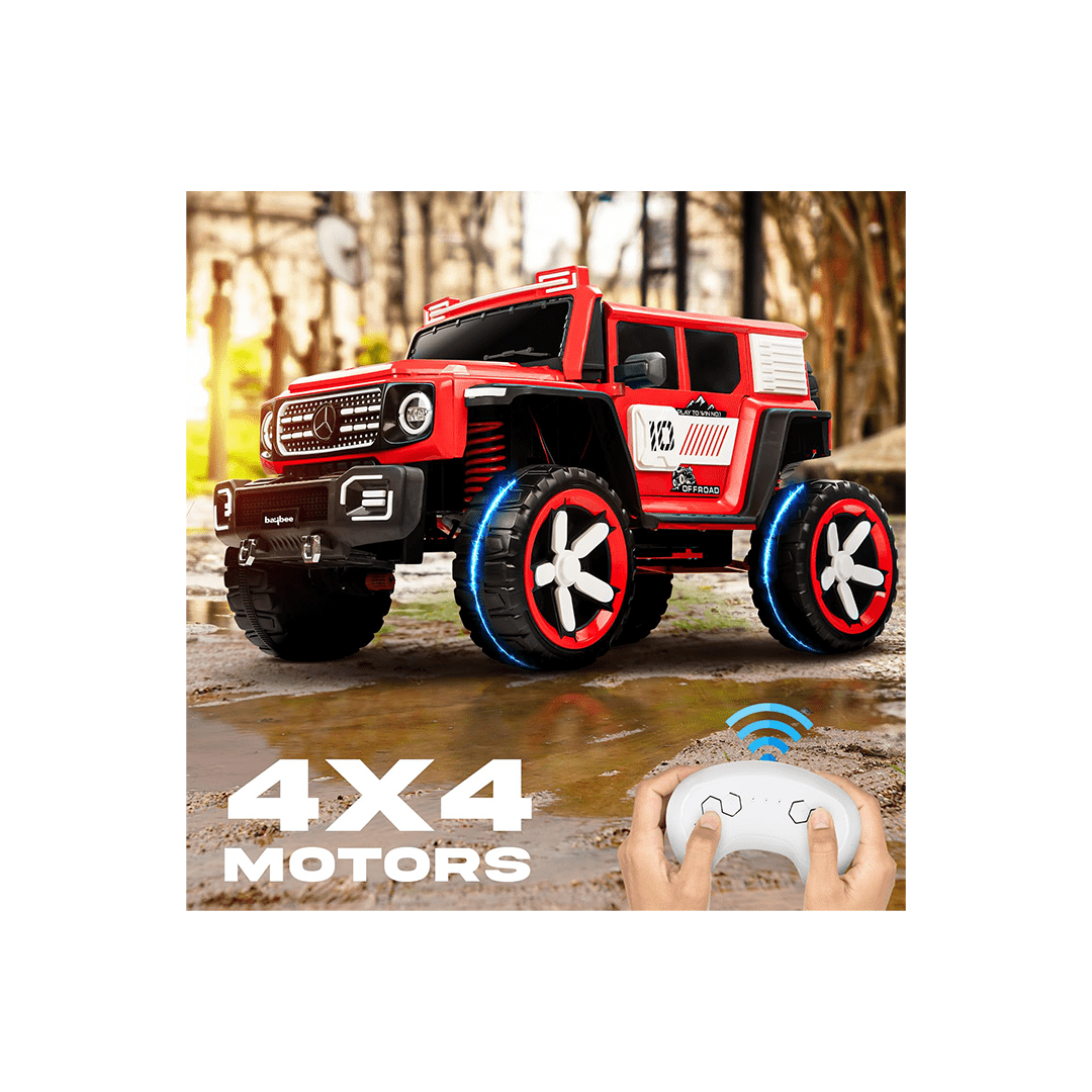 Baybee Ride-ons Baybee Mertez 4 x 4 Battery Operated Jeep for Kids (2 Years+)