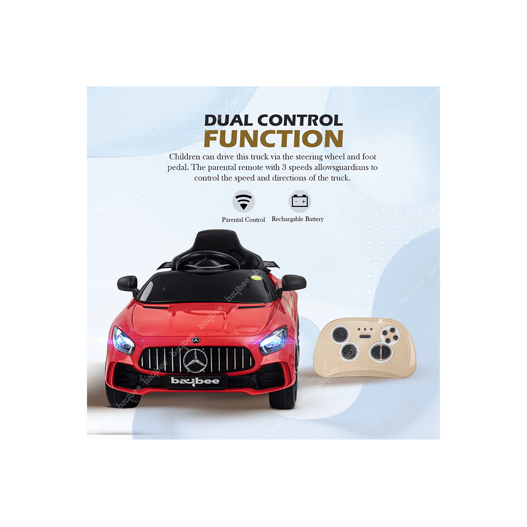 Baybee Ride-ons Baybee Mini Mercedes Benz Electric Ride on Car,12V Battery, Music, Lights Racing Car for Boys & Girls (3 to 5 Years)