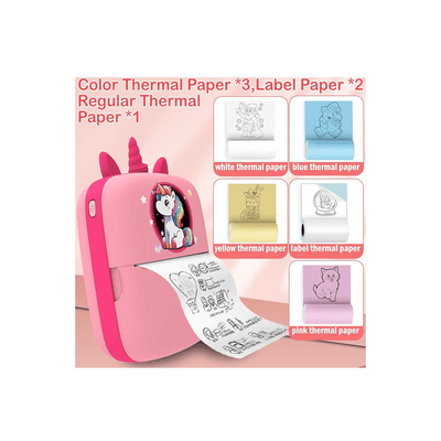 Baan Toys Toys Baan Toys Mini Thermal Printer, Bluetooth Pocket Printer for kids (5 Years+)