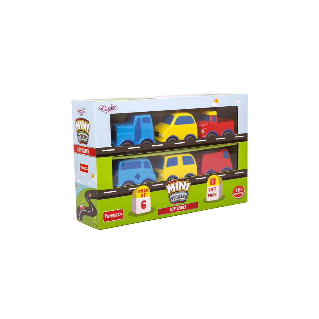 Funskool Toys Funskool Giggles Mini Vehicle City Series (18 Months+)