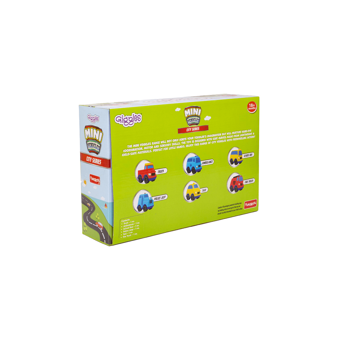 Funskool Toys Funskool Giggles Mini Vehicle City Series (18 Months+)