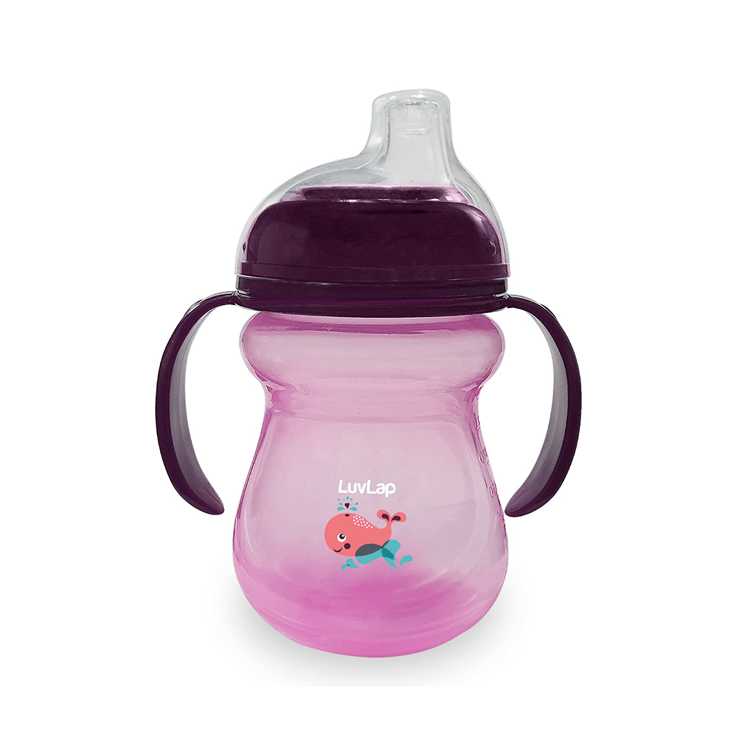 LuvLap Feeding Products LuvLap Moby Little Spout Sipper, BPA Free For Kids (6 Months+)