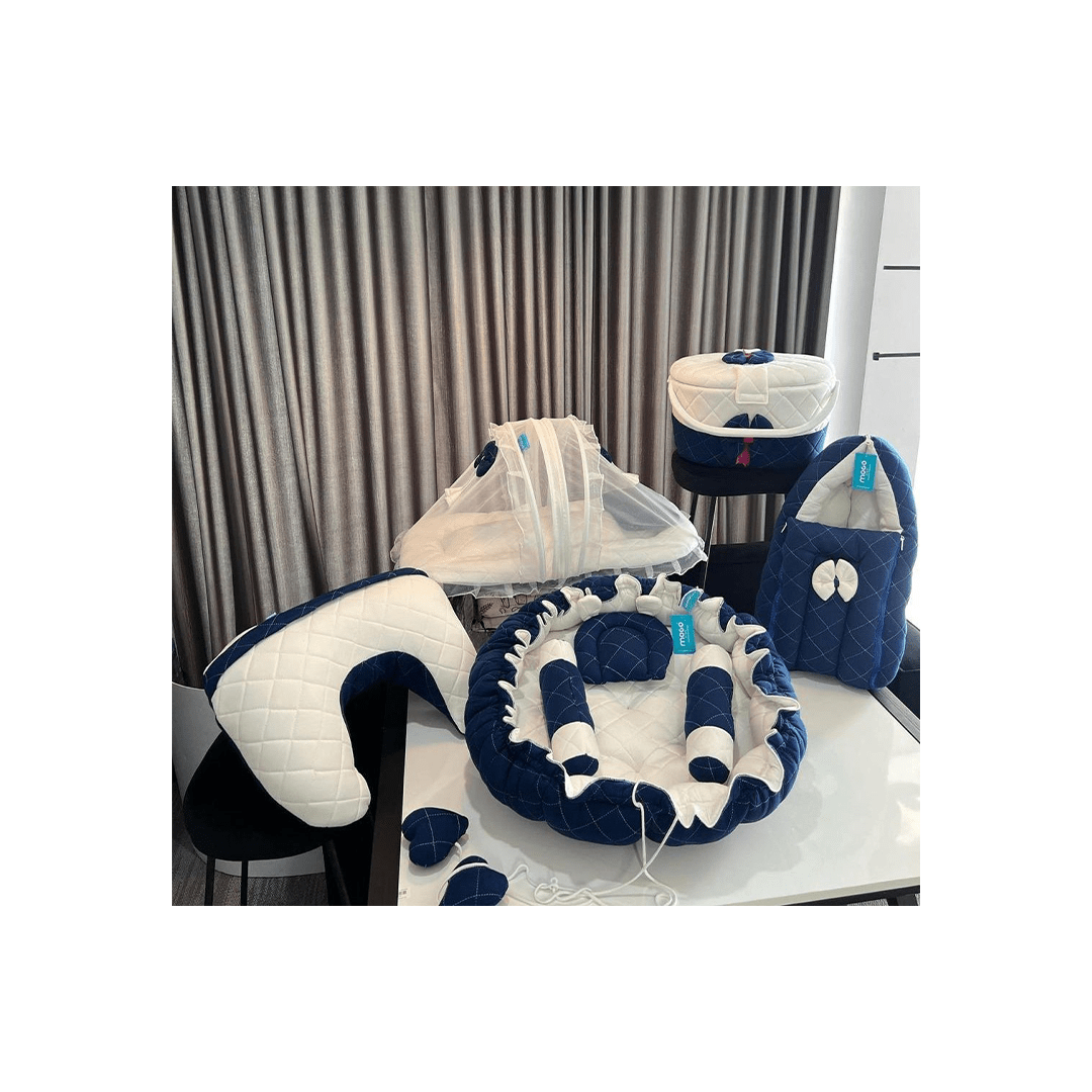 Mogo Kids Other Gears Blue Mogo Kids Cozy 4 Pcs combo set (0-1 Year)