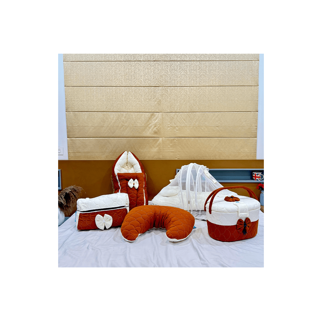 Mogo Kids Other Gears Brown Mogo Kids Cozy 4 Pcs combo set (0-1 Year)