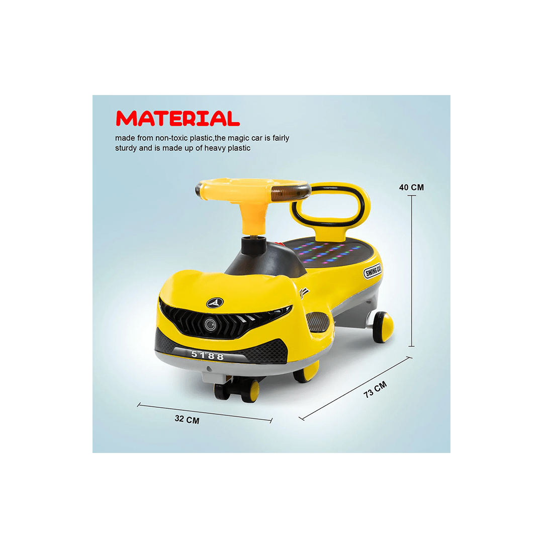 Baybee Ride-ons Baybee Mona Baby Swing Car for Kids Toys (3-7 Years)