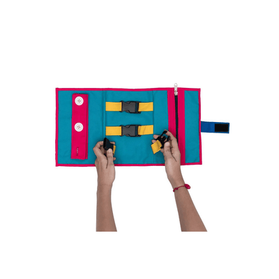 My House Teacher Learning Pouch with Buckles My House Teacher Montessori Learning Pouch with Buckles, Zippers & Snaps