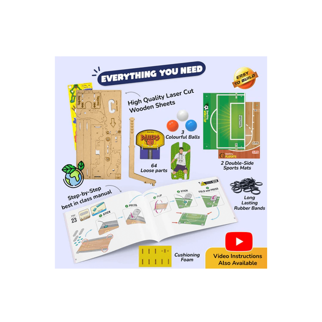 Smartivity Toys Smartivity Multi Sports Kit | DIY STEM Construction Toy( 6 Years+ )