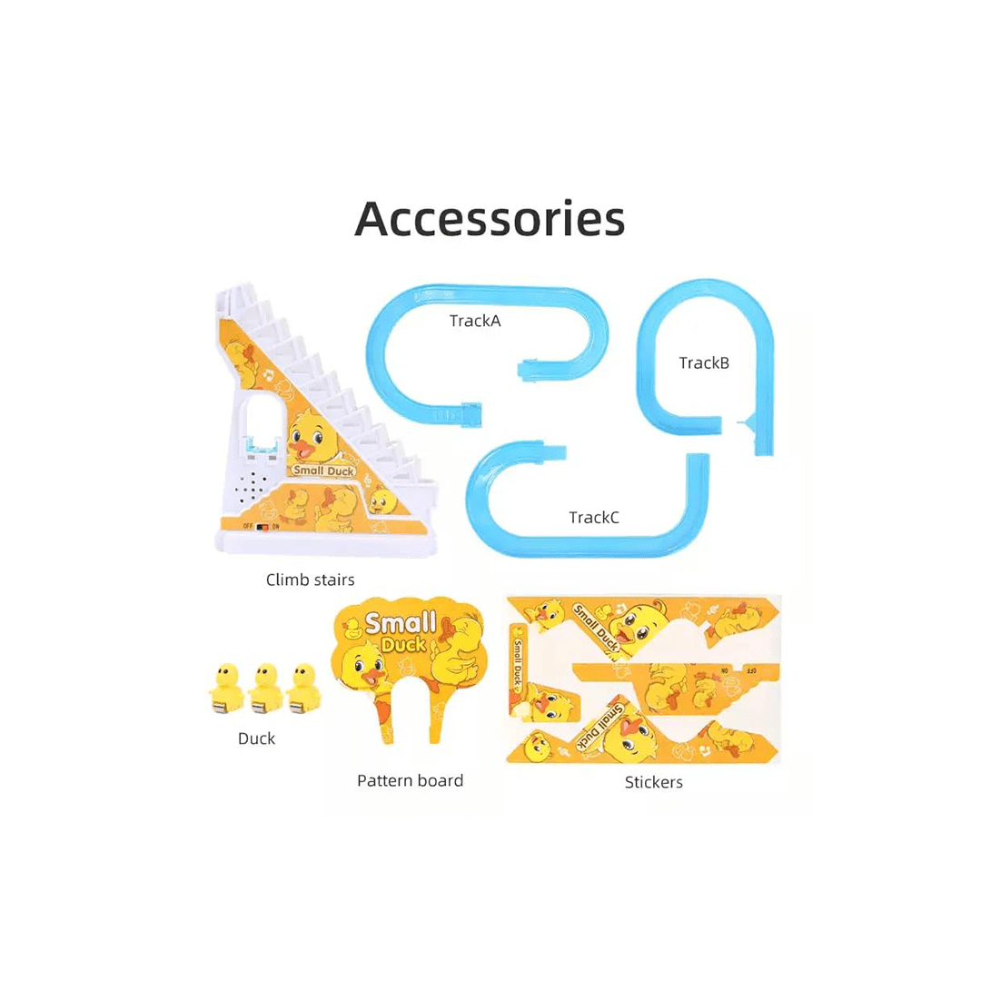 Baan Toys Toys Baan Toys Musical Duck Track Slide and Climb Stairs Toys with 3 Duck - COLOUR MAY VARY (2 Years+)