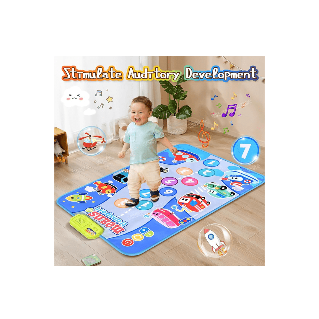Baan Toys Toys Baan Toys Baby Musical Mat Floor Piano Traffic Blanket Touch Playmat For Kids (12 Months+)
