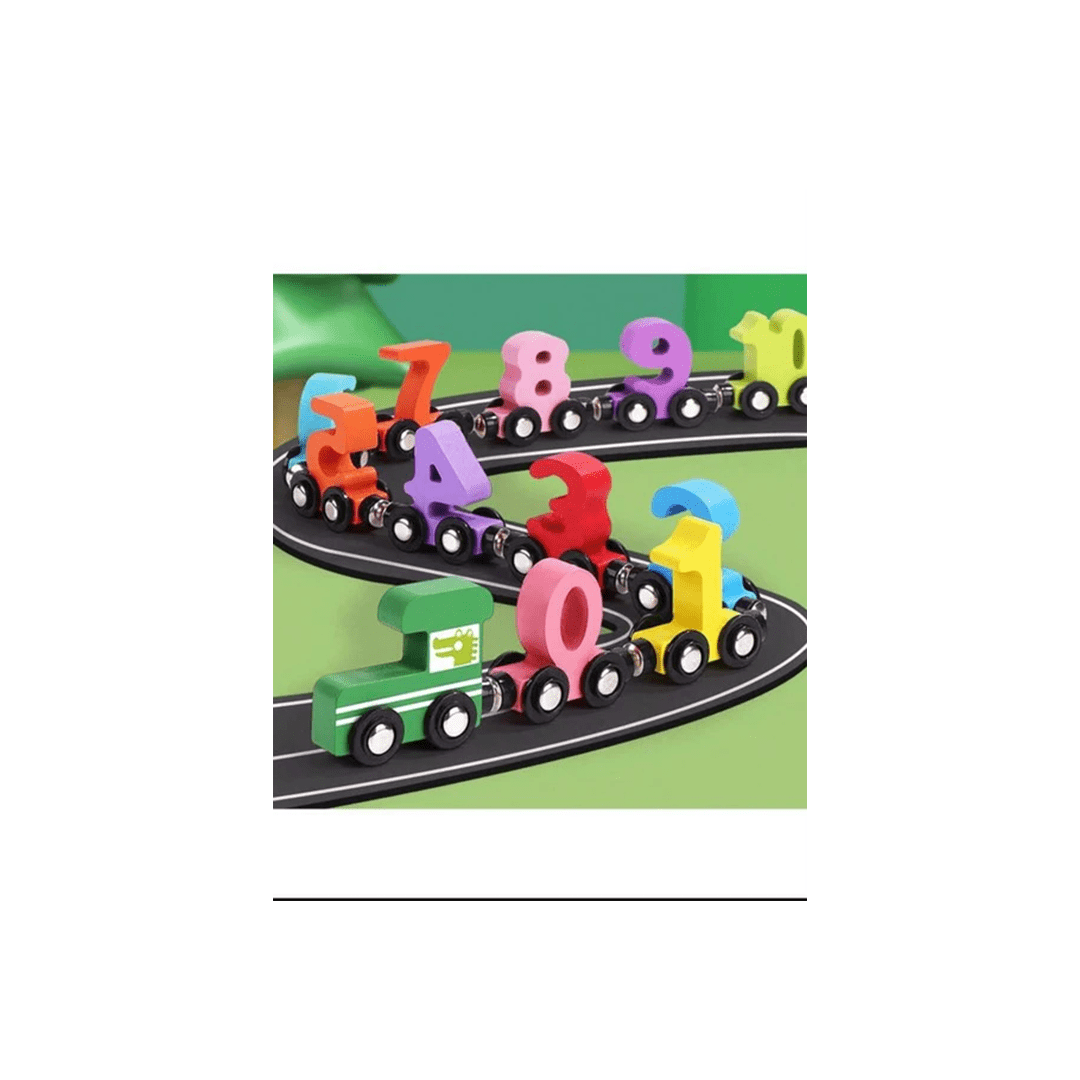 Extrokids Toys Extrokids Wooden Number Magnetic Train (3 Years+)