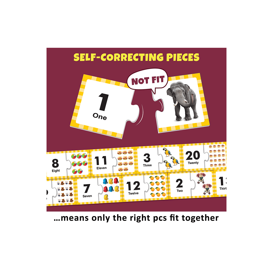 Little Berry Toys Little Berry Numbers Early Learning Puzzle for Kids (3-7 Years)