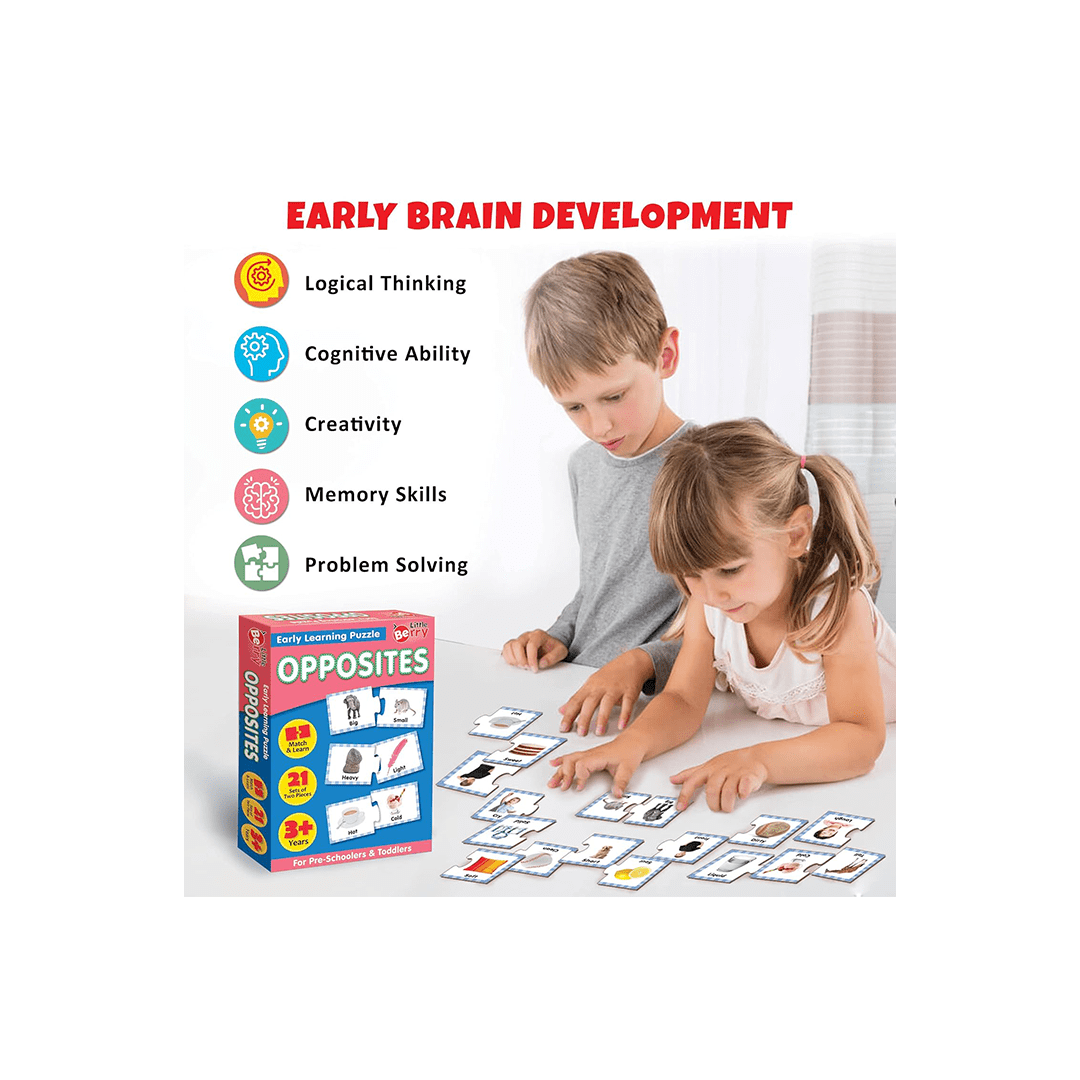 Little Berry Toys Little Berry Opposites Early Learning Puzzle for Kids (3-7 Years)