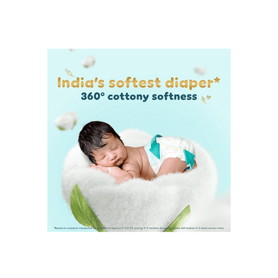 Pampers Baby Care Pampers Premium Care Diaper Pants with 360 Cottony Softness - S
