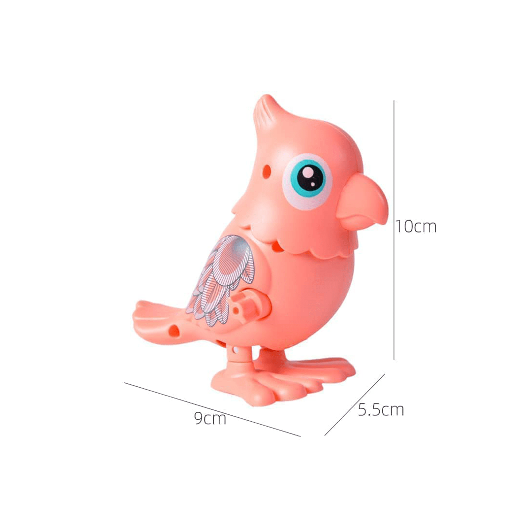 Baan Toys Toys Baan Toys Wind-up Parrot - Colorful Key Operated Jumping Wind up Interactive Walking Toys for Baby & Kids (6 Months+)