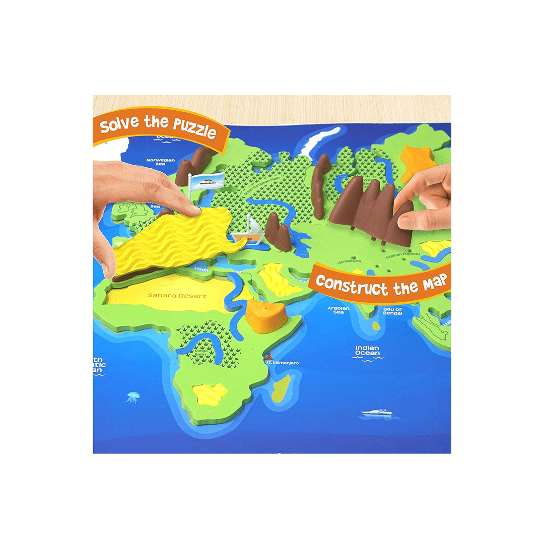 Imagimake Science & Exploration Sets Imagimake Mapology - Physical Features of World (5-7 Years)