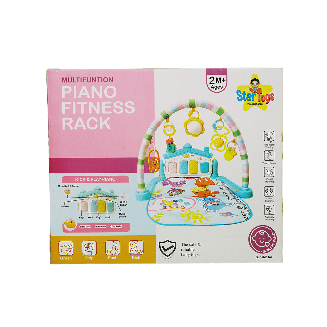 Little Berry Toys Little Berry Baby Piano Play Gym Mat for (0-2 Years) - Pink