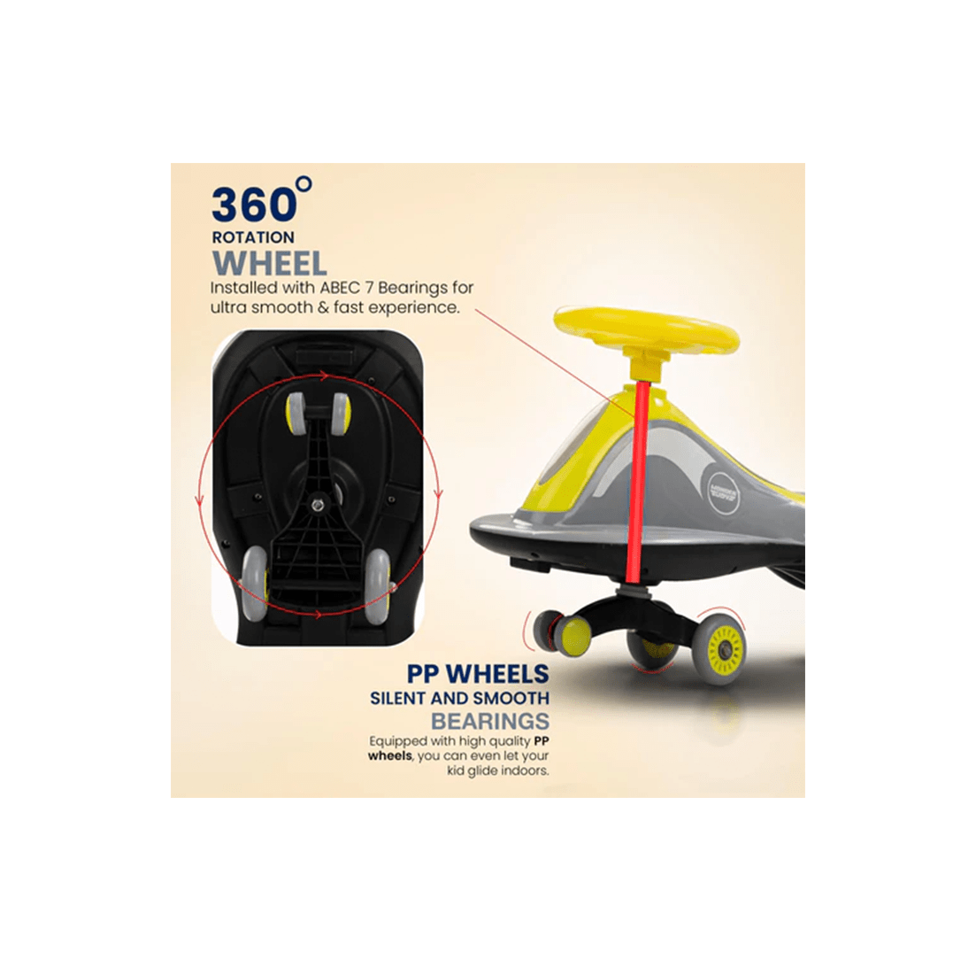 Baybee Ride-ons Baybee Pluto Kids Magic Swing Cars for Kids, Twister Ride on Toy For Kids (3-8 Years)