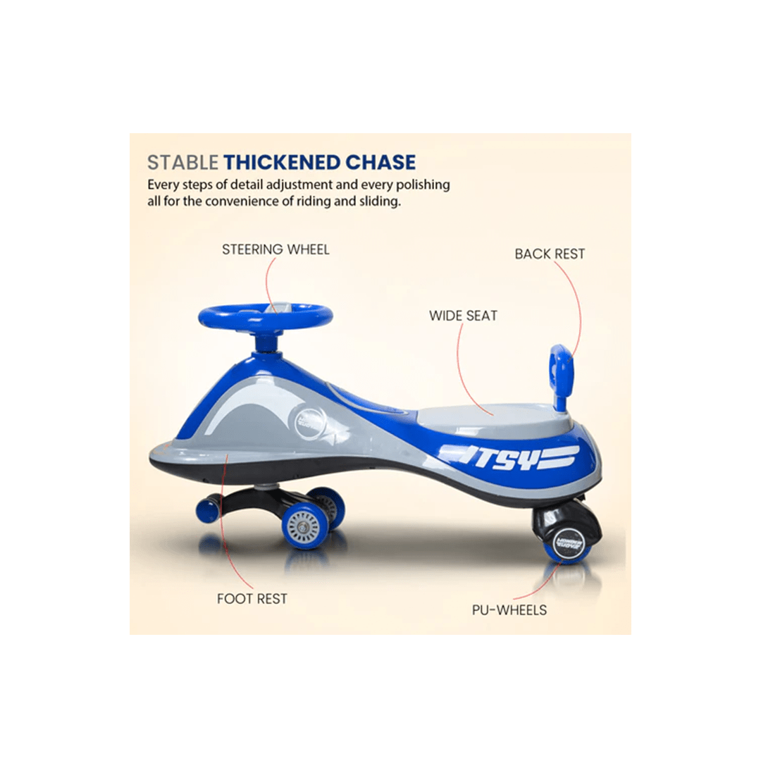 Baybee Ride-ons Baybee Pluto Kids Magic Swing Cars for Kids, Twister Ride on Toy For Kids (3-8 Years)