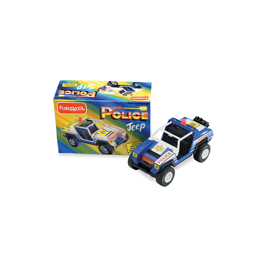 Funskool Toys Funskool Giggles Police Jeep (3 Years+)