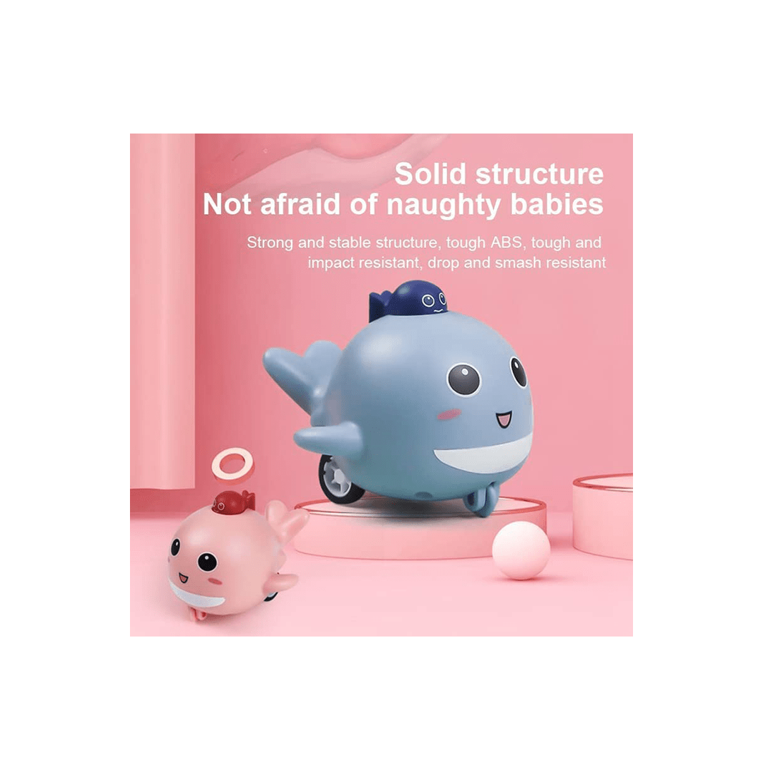 Baan Toys Toys Baan Toys Press and Go Whale Animal Vehicle Toy Baby and Toddlers (1 Years+)