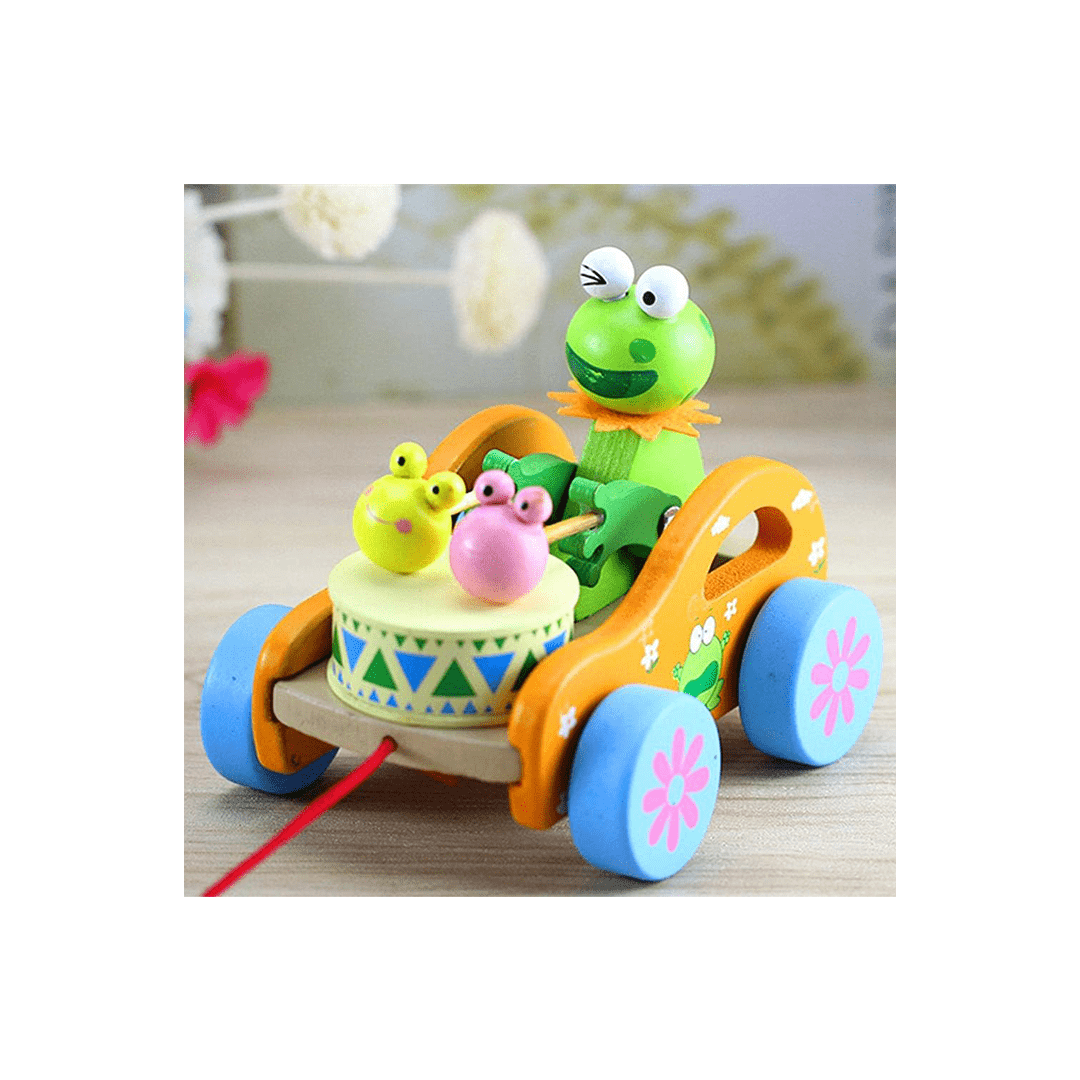 The Clever Clogs Toys The Clever Clogs Pull along toy with Drums (1 Year+)