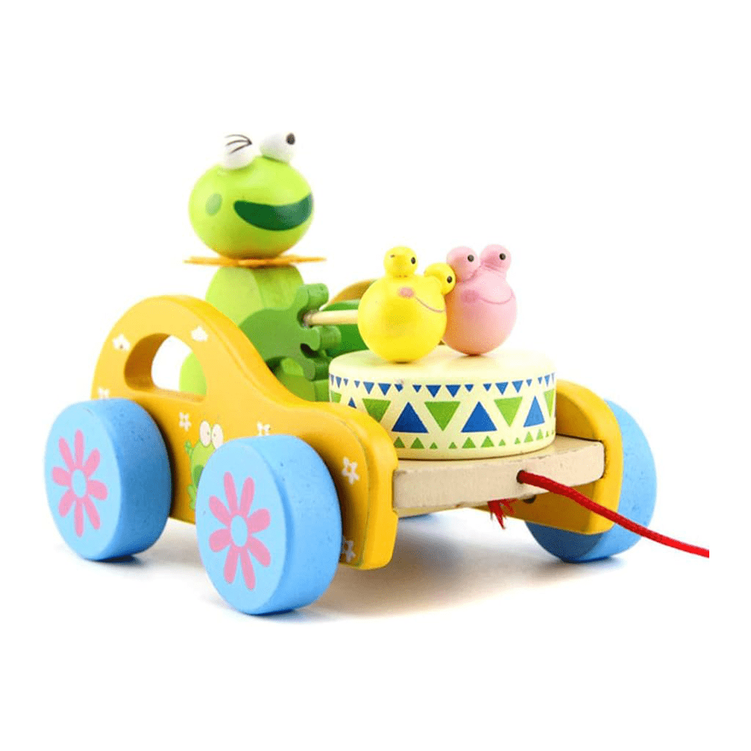 The Clever Clogs Toys The Clever Clogs Pull along toy with Drums (1 Year+)