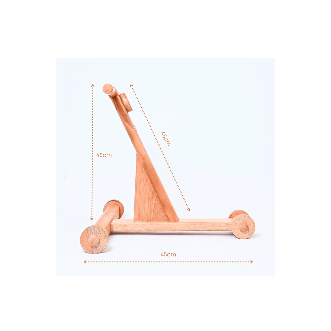 B4brain Toys B4brain traditional scientific wooden push Walker Toys for kids ( 9 month - 2 Years )