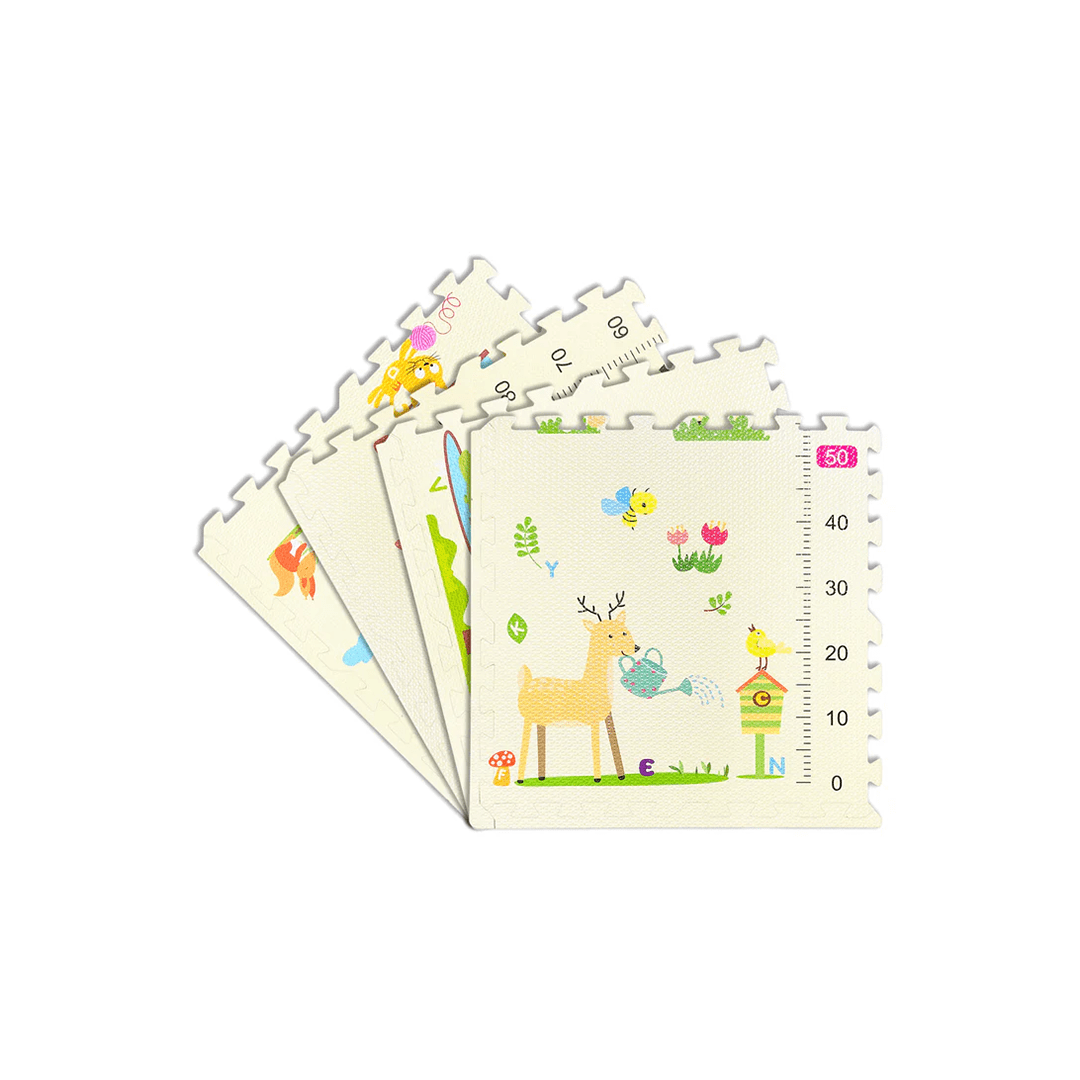 Baan Toys Toys Baan Toys Puzzle Baby Playmat-4Pcs For Kids (3 Months+)