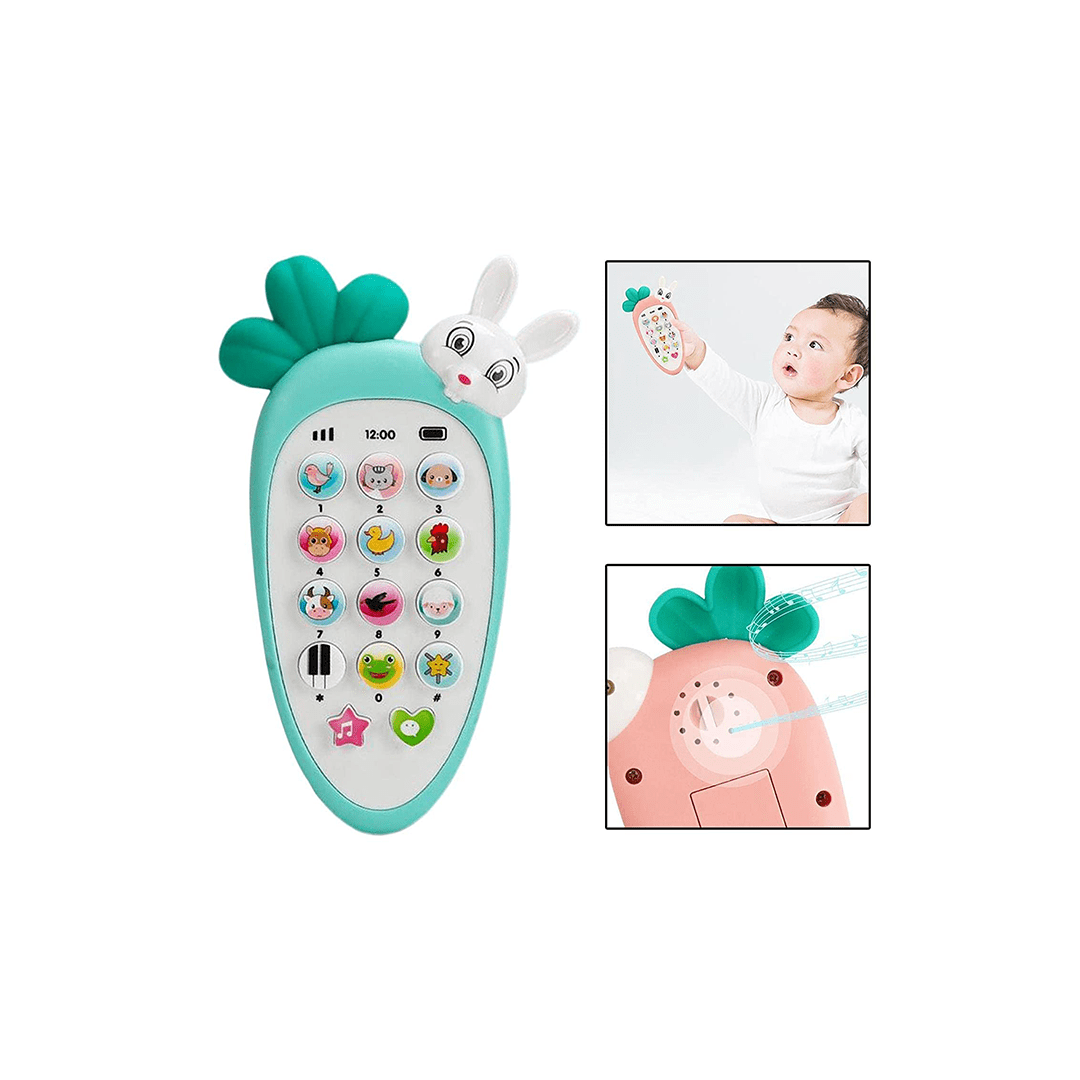 Baan Toys Toys Baan Toys Digital Rabbit Themed Mobile Phone With Sound & Light (2 Year+)