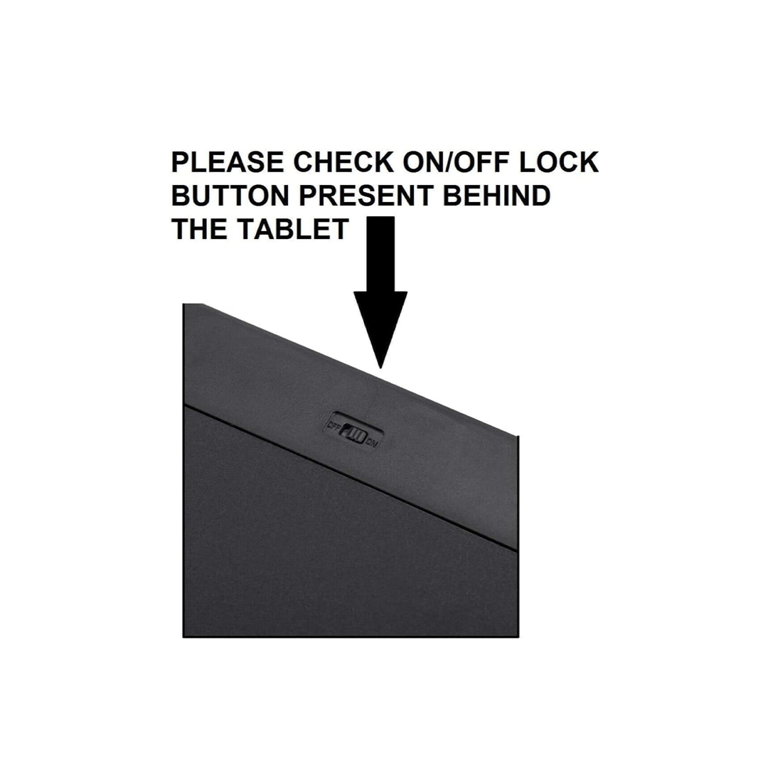 Baan Toys Toys Baan Toys Re-Writable LCD Writing Tablet Pad with Screen 21.5cm (8.5Inch) for Drawing, Playing, Handwriting (3 Years+)