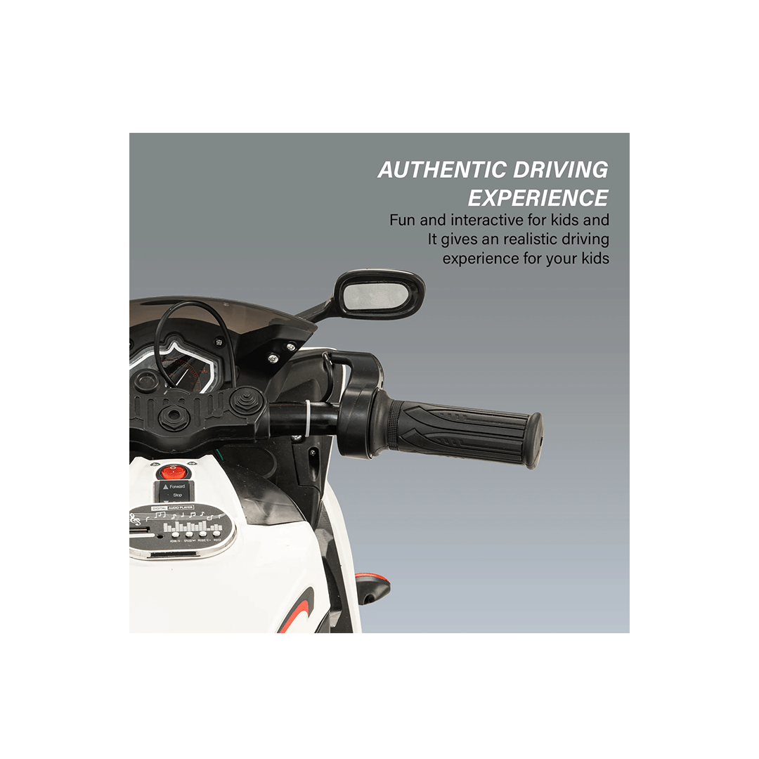 Baybee Ride-ons Baybee R7 Rechargeable Battery Operated Bike for Kids, Ride on Toy Baby Bike with Music & LED Light