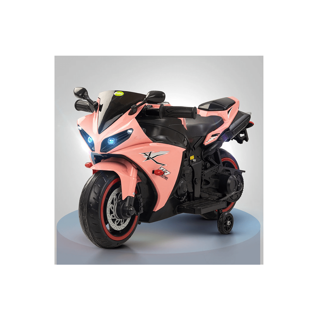 Baybee Ride-ons Baybee R7 Rechargeable Battery Operated Bike for Kids, Ride on Toy Baby Bike with Music & LED Light