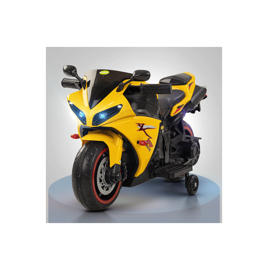 Baybee Ride-ons Baybee R7 Rechargeable Battery Operated Bike for Kids, Ride on Toy Baby Bike with Music & LED Light