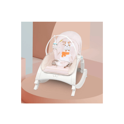 R for Rabbit Other Gears R For Rabbit 3 in 1 Rock N Play Rocker - Adjustable Backrest Recline, Detachable Toy Bar, Soothing Music & Vibration, Adjustable backrest, ( 0 Months+ )